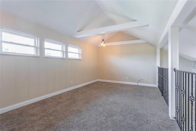 5361 Jade Cir, Belle Isle, FL 32812 - spare room featuring lofted ceiling and carpet
