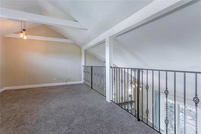 5361 Jade Cir, Belle Isle, FL 32812 - empty room with vaulted ceiling and carpet floors