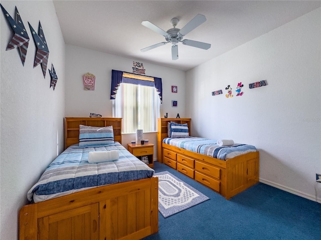 429 Belfry Dr, Davenport, FL 33897 - bedroom featuring carpet floors and a ceiling fan