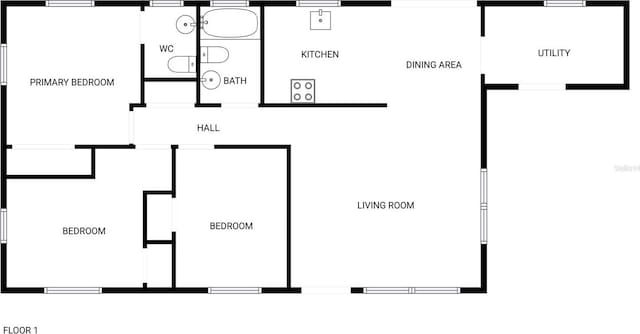 801 NE 4th Ave, Mulberry, FL 33860 - view of property floor plan