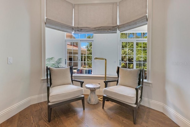 6186 Louise Cove Dr, Windermere, FL 34786 - sitting room with baseboards and wood finished floors