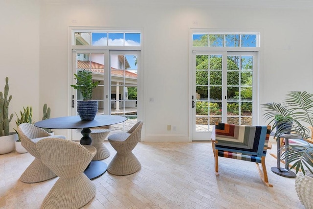 6186 Louise Cove Dr, Windermere, FL 34786 - dining space with hardwood / wood-style flooring and healthy amount of natural light