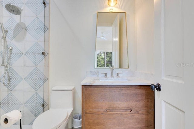 6186 Louise Cove Dr, Windermere, FL 34786 - bathroom with vanity and tiled shower