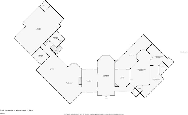 6186 Louise Cove Dr, Windermere, FL 34786 - view of home floor plan