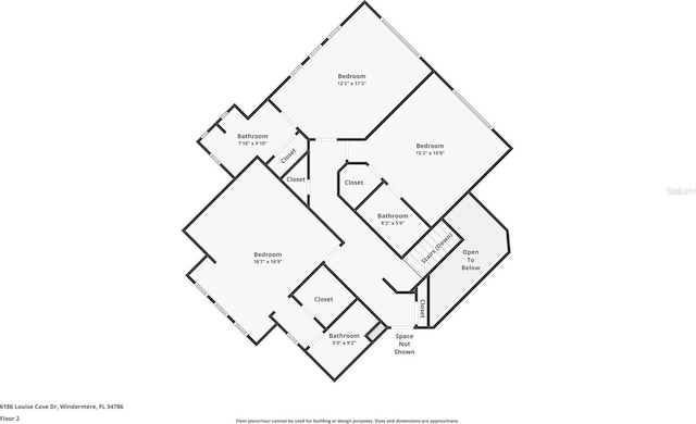 6186 Louise Cove Dr, Windermere, FL 34786 - view of room layout