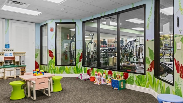5723 Tarleton Way, Mount Dora, FL 32757 - playroom featuring carpet floors