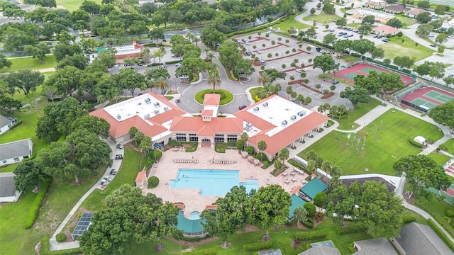 3707 Doune Way, Clermont, FL 34711 - aerial view of a pool