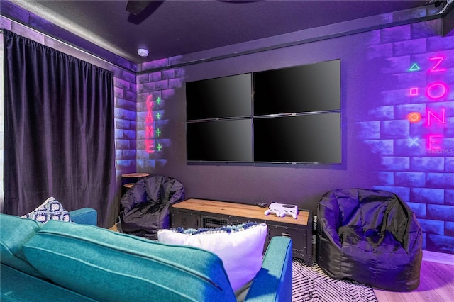 1907 Summer Dr, Davenport, FL 33897 - cinema featuring wood finished floors