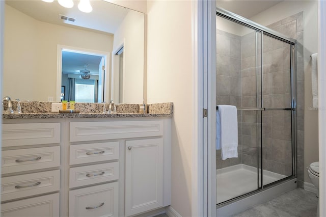 1907 Summer Dr, Davenport, FL 33897 - bathroom featuring vanity and a stall shower