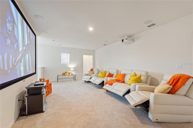 8020 Oak Shadow Ct, Davenport, FL 33837 - home theater featuring carpet floors and recessed lighting