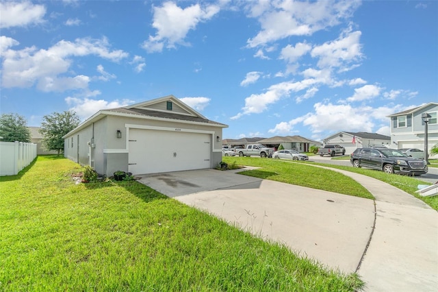 4684 Glencrest Loop, Saint Cloud, FL 34772 - view of side of property featuring stucco siding, driveway, and a residential view