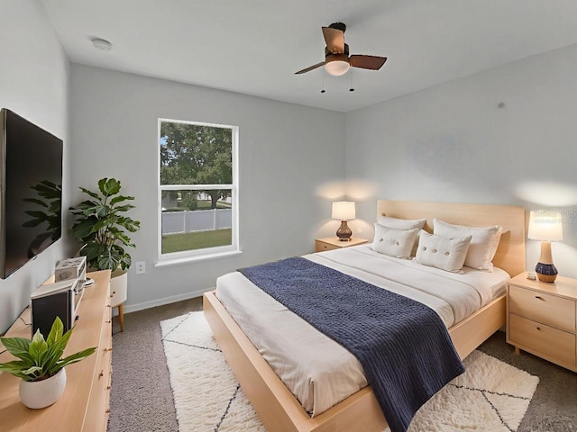 1301 Brenway Dr, Mascotte, FL 34753 - bedroom with carpet floors and a ceiling fan