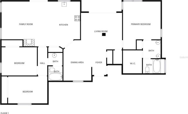 6460 Preakness Dr, Orlando, FL 32818 - view of room layout