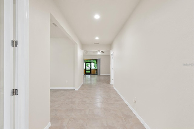 2236 Landside Dr, Valrico, FL 33594 - corridor featuring recessed lighting and light tile patterned flooring