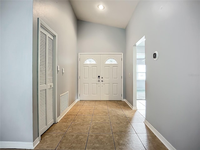 10901 Peppersong Dr, Riverview, FL 33578 - tiled foyer entrance with baseboards