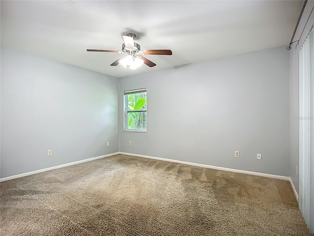 10901 Peppersong Dr, Riverview, FL 33578 - empty room featuring carpet and a ceiling fan