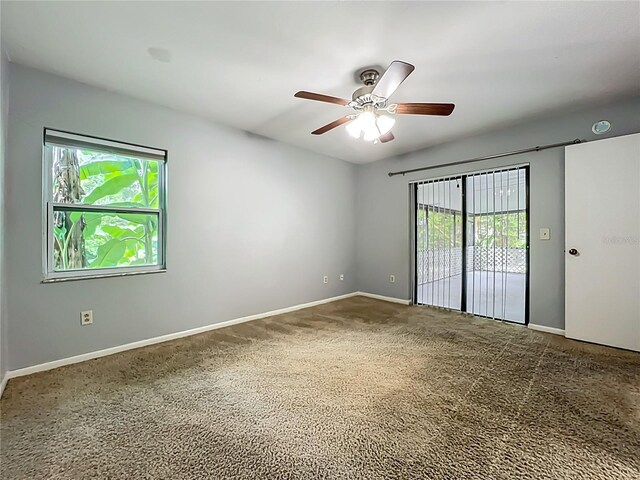 10901 Peppersong Dr, Riverview, FL 33578 - carpeted spare room with a ceiling fan and baseboards