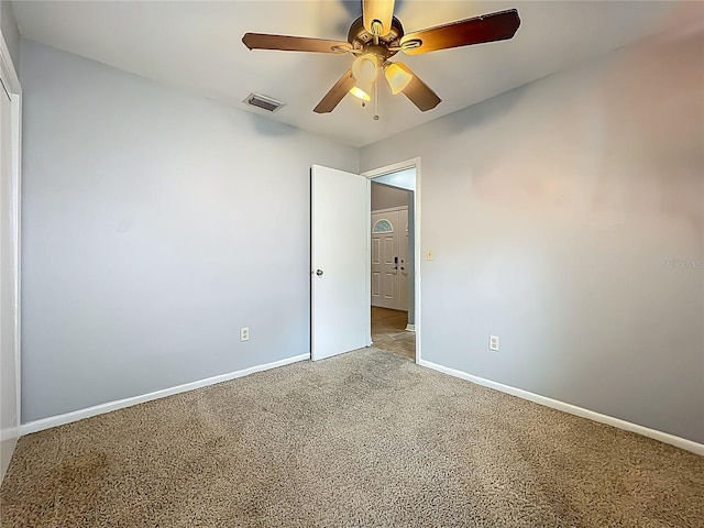10901 Peppersong Dr, Riverview, FL 33578 - carpeted empty room with baseboards and ceiling fan