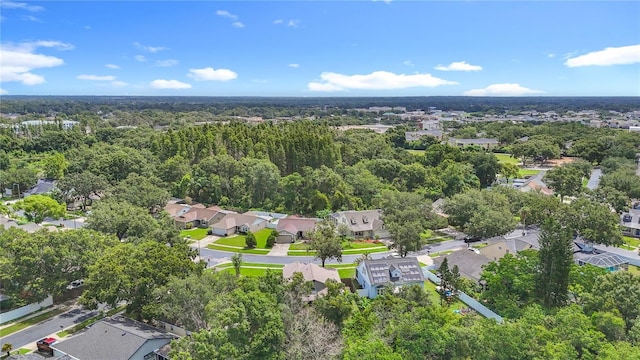 10901 Peppersong Dr, Riverview, FL 33578 - aerial view of residential area featuring a heavily wooded area