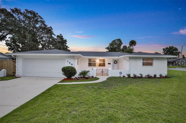 749 Ridge Blvd, South Daytona, FL 32119 - single story home featuring an attached garage, concrete driveway, and stucco siding