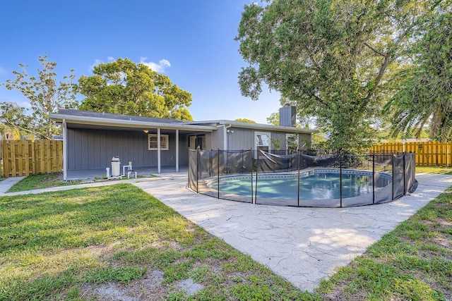 1175 Tracy Dr, Port Orange, FL 32129 - view of pool featuring a fenced backyard and a patio area