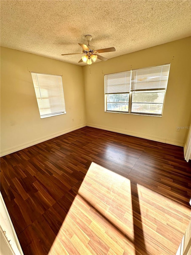 1918 Honour Rd Unit 4, Orlando, FL 32839 - unfurnished room with a textured ceiling, wood finished floors, and a ceiling fan