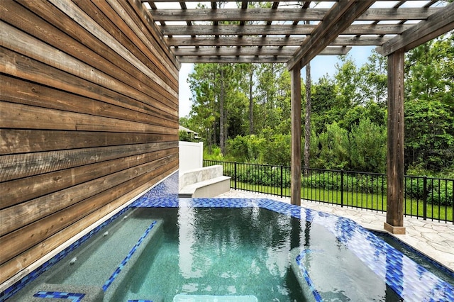 15315 Gilligan Ct, Winter Garden, FL 34787 - view of swimming pool featuring a pergola