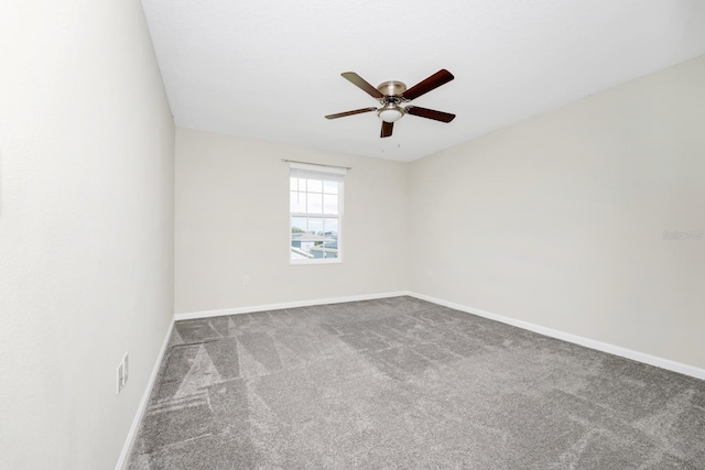 4288 Blackshear Ct, Clermont, FL 34714 - carpeted spare room with ceiling fan and baseboards