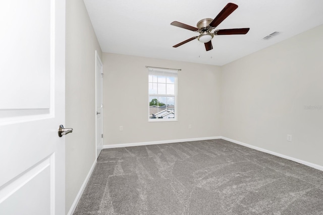 4288 Blackshear Ct, Clermont, FL 34714 - carpeted empty room with a ceiling fan and baseboards