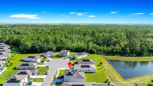 4288 Blackshear Ct, Clermont, FL 34714 - aerial view of residential area featuring a heavily wooded area
