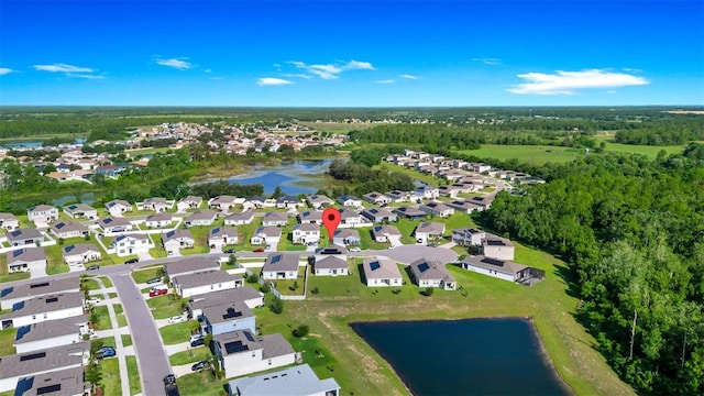 4288 Blackshear Ct, Clermont, FL 34714 - aerial view of property's location featuring a nearby body of water and nearby suburban area