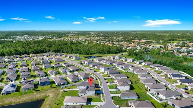 4288 Blackshear Ct, Clermont, FL 34714 - aerial view of property's location featuring a large body of water and nearby suburban area