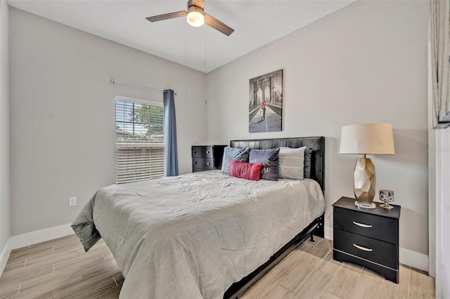 4636 Piedmont St, Orlando, FL 32811 - bedroom featuring wood finish floors and a ceiling fan