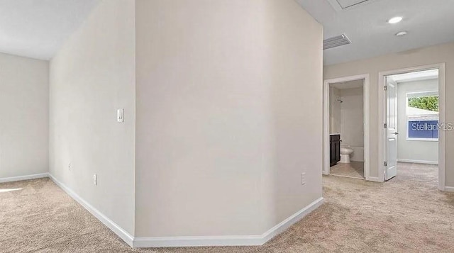 16480 Fernridge St, Clermont, FL 34714 - corridor with carpet floors and recessed lighting