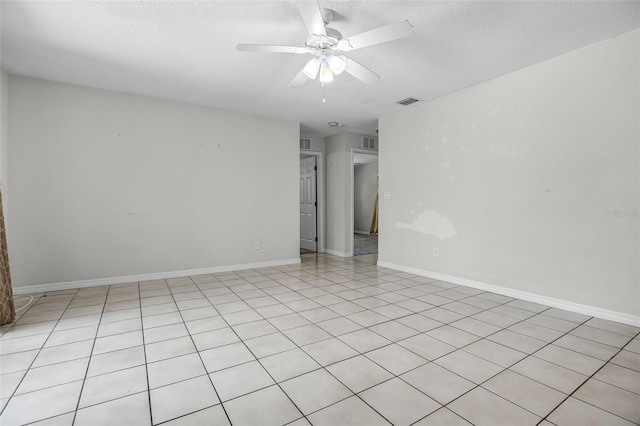 7201 Pleasant Dr, Orlando, FL 32818 - spare room with a ceiling fan and a textured ceiling