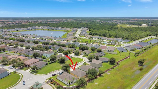 1514 Tamarind Rd, Davenport, FL 33896 - aerial view of property's location with nearby suburban area and a nearby body of water