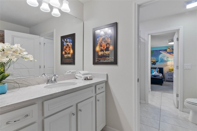 2026 Lelani Cir, Davenport, FL 33897 - bathroom with vanity and tile patterned floors