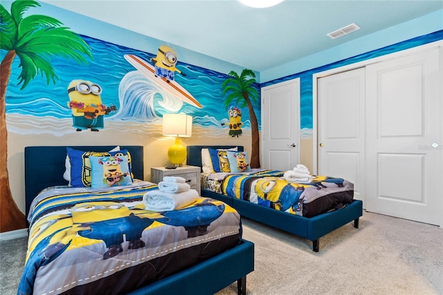 2026 Lelani Cir, Davenport, FL 33897 - bedroom featuring carpet flooring and a closet