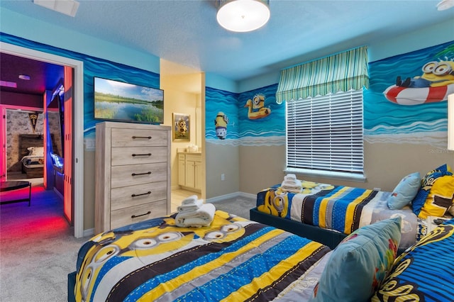 2026 Lelani Cir, Davenport, FL 33897 - bedroom with carpet flooring and a textured ceiling