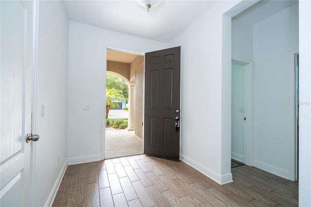 15586 Hamlin Blossom Ave, Winter Garden, FL 34787 - entryway featuring wood finished floors