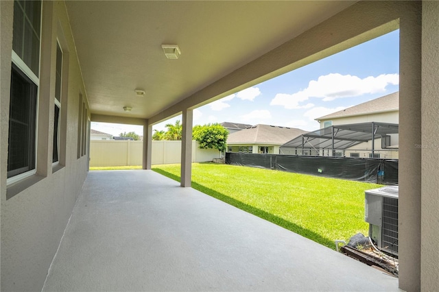 15586 Hamlin Blossom Ave, Winter Garden, FL 34787 - fenced backyard with a patio area