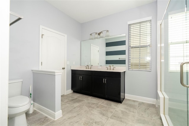 15586 Hamlin Blossom Ave, Winter Garden, FL 34787 - bathroom featuring double vanity and a shower stall