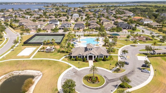 15586 Hamlin Blossom Ave, Winter Garden, FL 34787 - aerial view of residential area with a nearby body of water