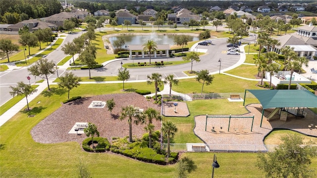 15586 Hamlin Blossom Ave, Winter Garden, FL 34787 - aerial view of residential area featuring a nearby body of water