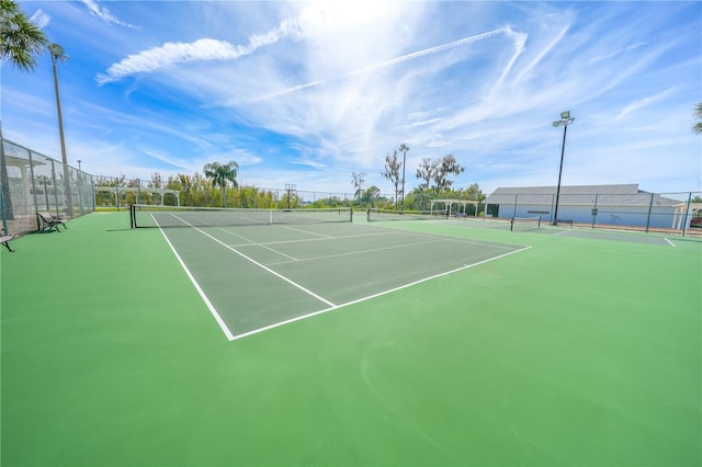 422 Harbourview Dr, Haines City, FL 33844 - view of tennis court