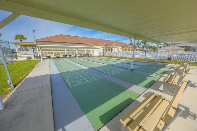 422 Harbourview Dr, Haines City, FL 33844 - view of home's community featuring shuffleboard