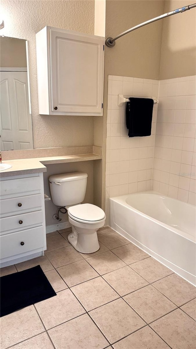 1375 Lake Shadow Cir Unit 11203, Maitland, FL 32751 - full bath featuring tile patterned floors, a textured wall, vanity, and a bath