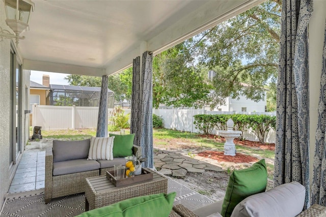 1121 Needlewood Loop, Oviedo, FL 32765 - sunroom with an outdoor living space