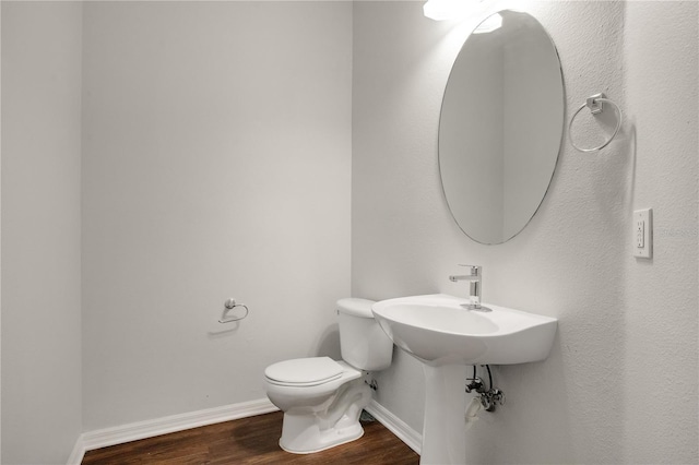 13510 Copper Belly Ct, Riverview, FL 33569 - bathroom with wood finished floors and toilet