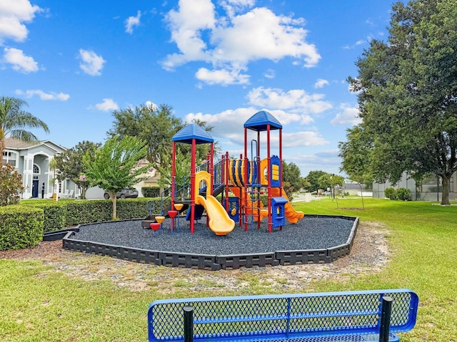 5209 Cape Hatteras Dr, Clermont, FL 34714 - community playground featuring a lawn
